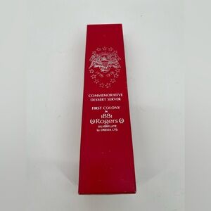 Rogers First Colony Commemorative Dessert Server 1776-1976 America 250